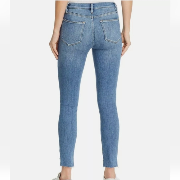 FRAME Denim Le High Skinny Denim Blue Jeans Size 26 LHSKRS801 - Picture 3 of 10